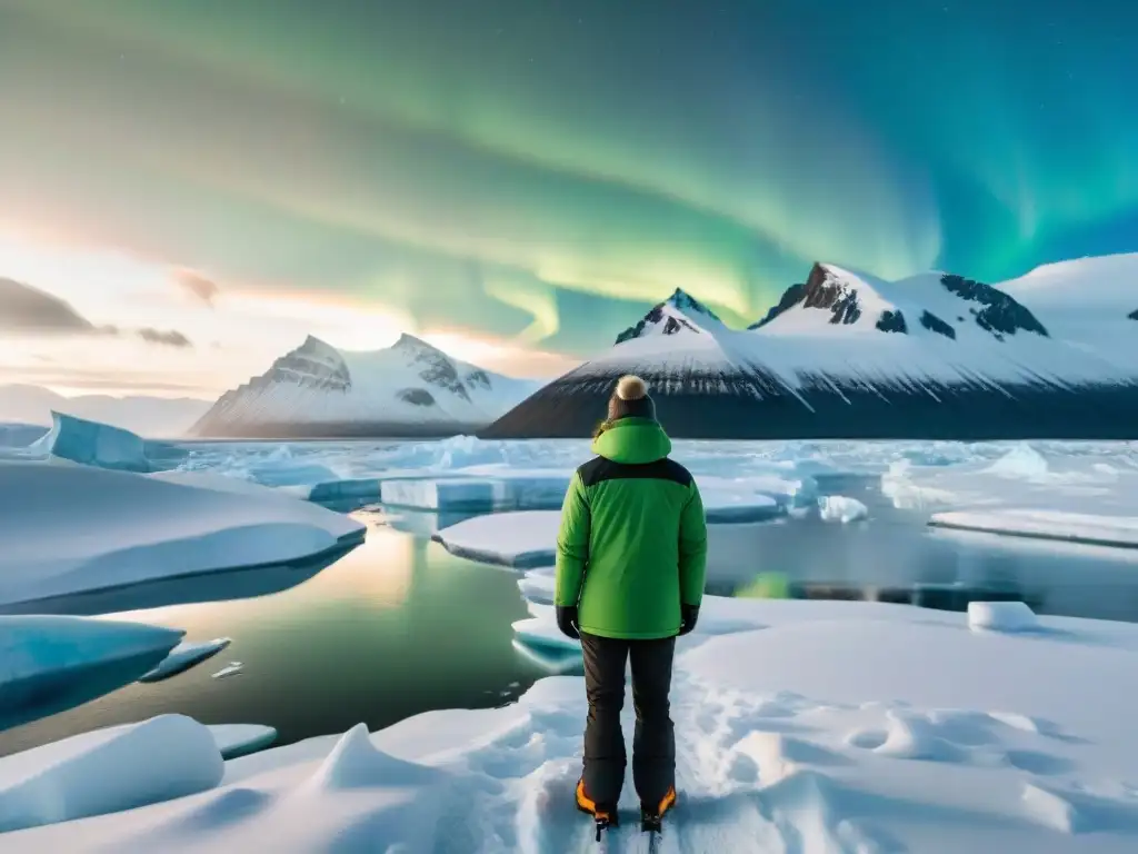 Un alojamiento sostenible en el Ártico ofrece una vista mágica de la aurora boreal