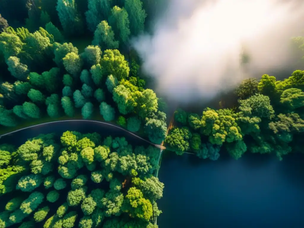 Armonía entre naturaleza y eficiencia en sistema de refrigeración ecológico bajo sombreado de árboles