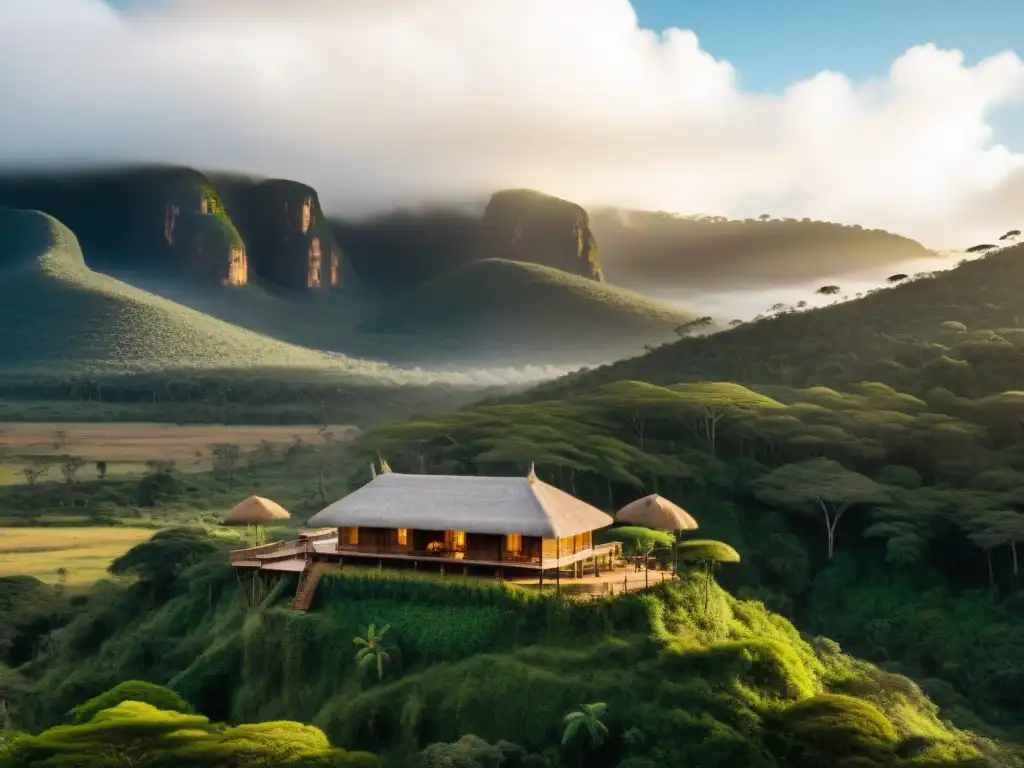 Arquitectura sostenible en Madagascar: un ecolodge integrado con la naturaleza, techos de paja y actividades ecoamigables