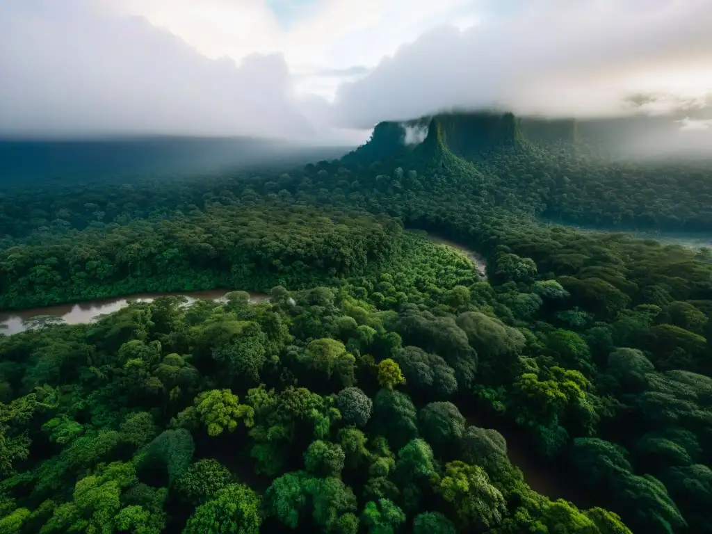 Un bosque tropical exuberante en el corazón del Amazonas resalta la importancia de las normativas de sostenibilidad en América Latina