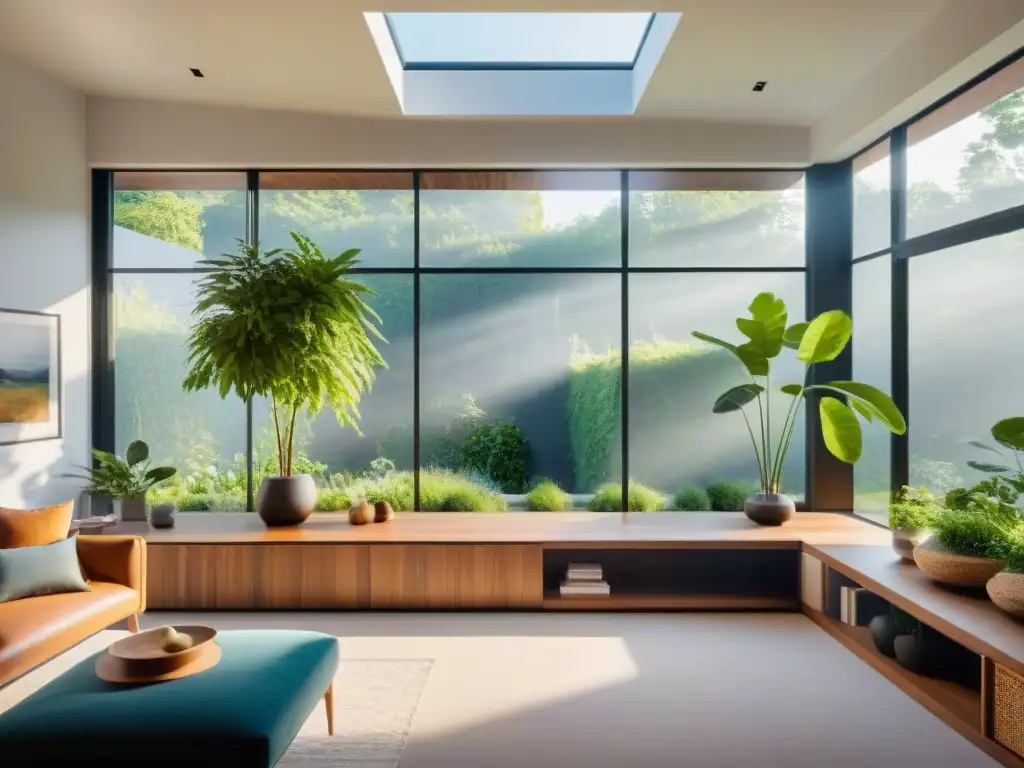 Casa sostenible con ventilación natural: beneficios de un hogar ecoamigable en armonía con la naturaleza