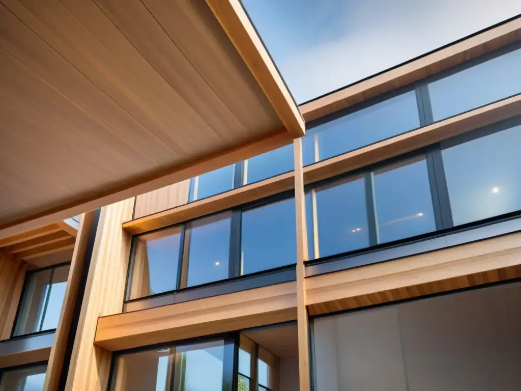 Detalle de avanzado sistema de ventilación en edificio Passivhaus, destacando la tecnología sostenible