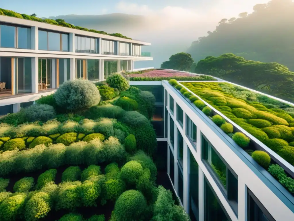 Diseño bioclimático en arquitectura moderna: innovación, naturaleza y sostenibilidad se fusionan en este edificio vanguardista rodeado de vegetación