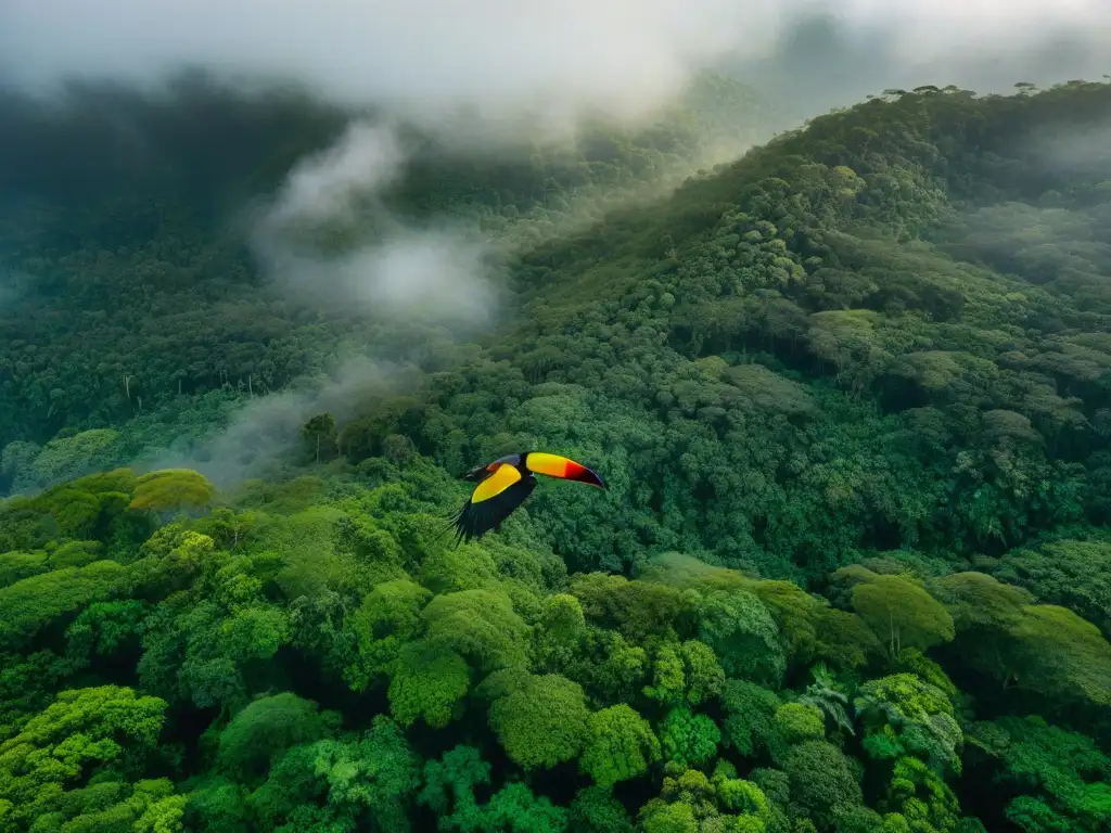 Un emocionante recorrido de avistamiento de vida silvestre en una exuberante selva, donde turistas disfrutan de la naturaleza