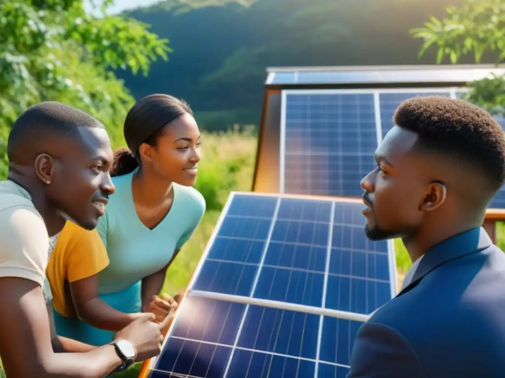 Un emocionante taller al aire libre sobre energía solar para adolescentes, inspirando educación y sostenibilidad