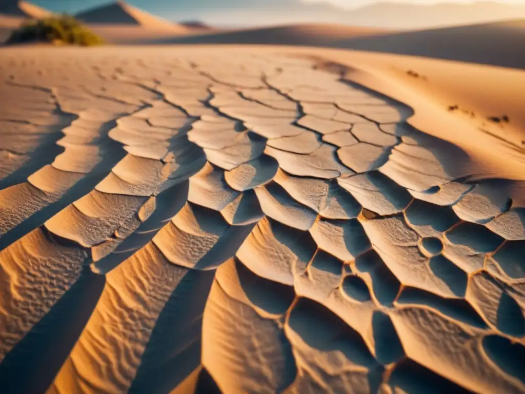 La esperanza de lluvia en áreas áridas: suelo agrietado a punto de recibir una gota de vida bajo el sol abrasador