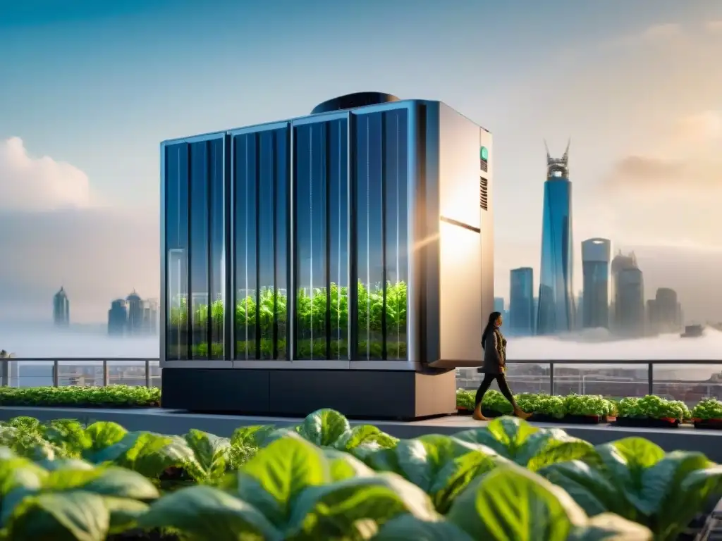 Un futuro sostenible: refrigeración ecológica innovaciones disruptivas en una ciudad vibrante