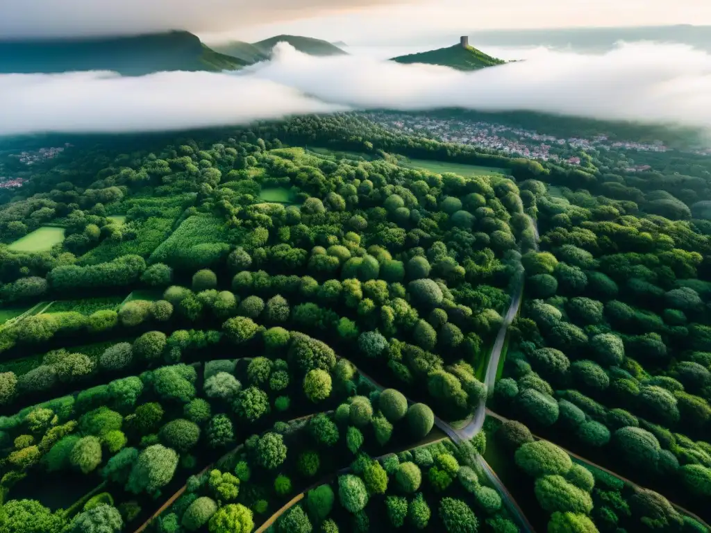 Impacto ambiental de viviendas: la huella ecológica de la urbanización se refleja en esta impresionante fotografía aérea