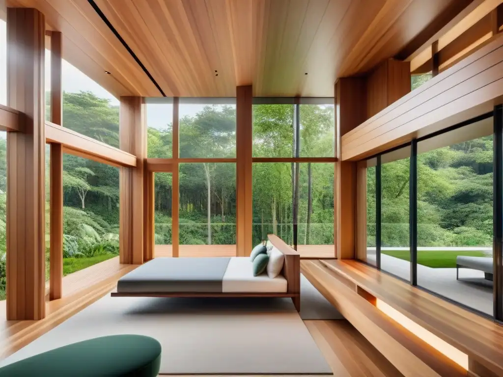 Impresionante arquitectura de madera sostenible para construcción en armonía con la naturaleza