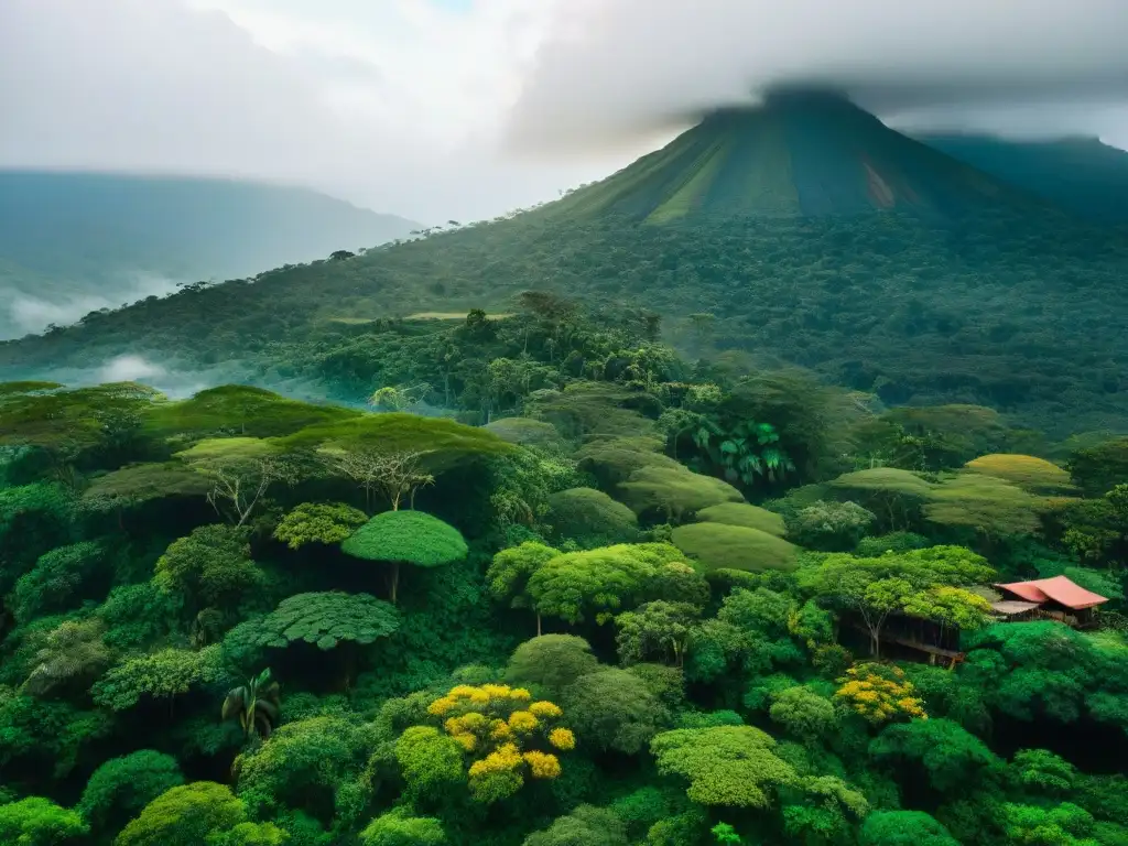 Un paraíso de biodiversidad en Centroamérica con aves exóticas, mariposas coloridas y un ecolodge rústico