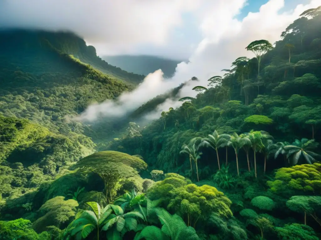 Un paraíso verde en Centroamérica: exuberante selva con eco-lodge