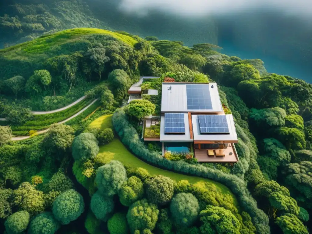 Un paraíso verde con un resort ecológico integrado en armonía con la naturaleza