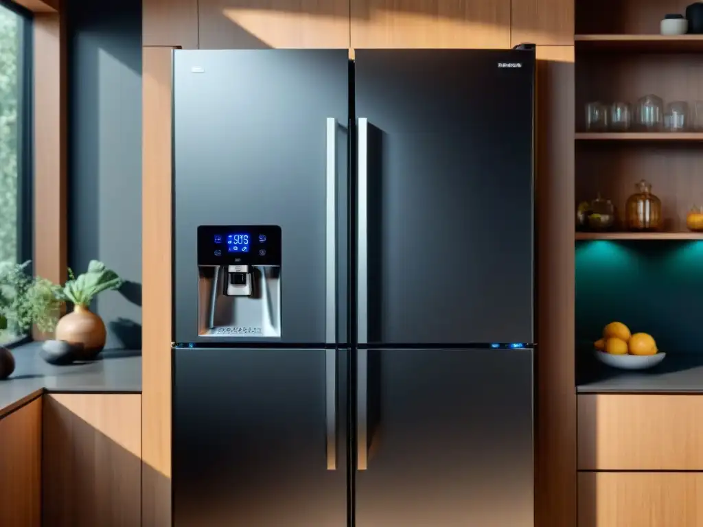 Refrigerador inteligente con tecnología eco y control de consumo energético