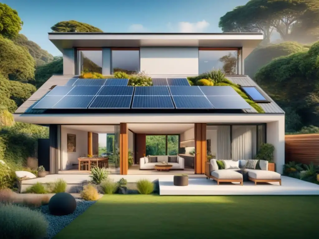 Diseño sostenible: casa moderna con orientación estratégica para maximizar la luz natural y eficiencia energética