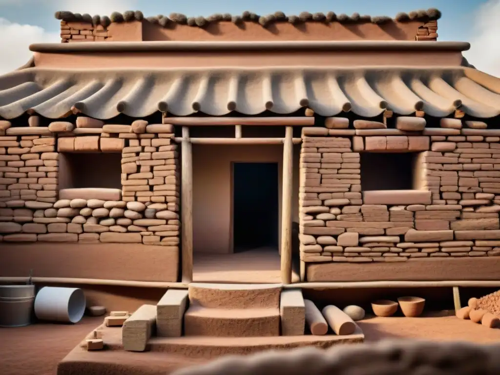 Transformación de la tierra en arquitectura: Documental visual de la construcción de una casa de adobe desde cero