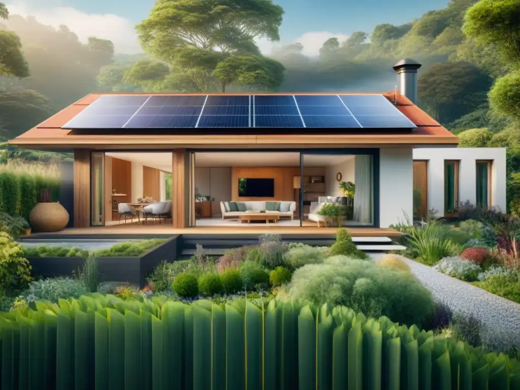 Una vivienda sostenible con certificación EDGE, integrando tecnologías ecoeficientes y armonía con la naturaleza