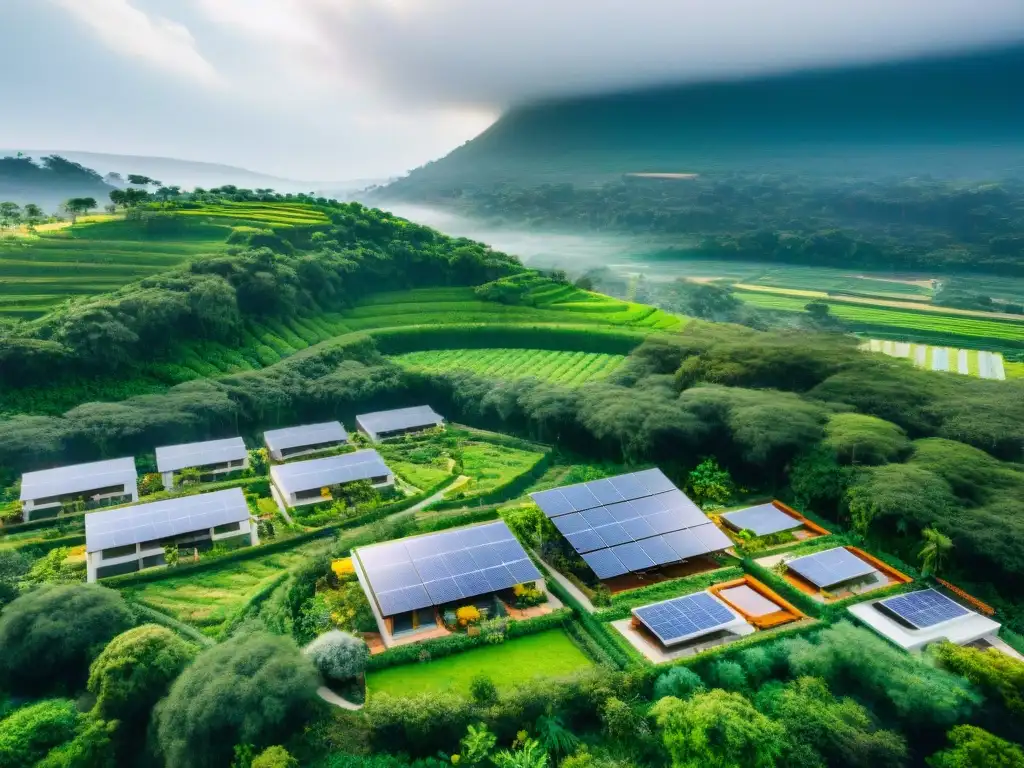 Viviendas ecológicas entre naturaleza y paneles solares